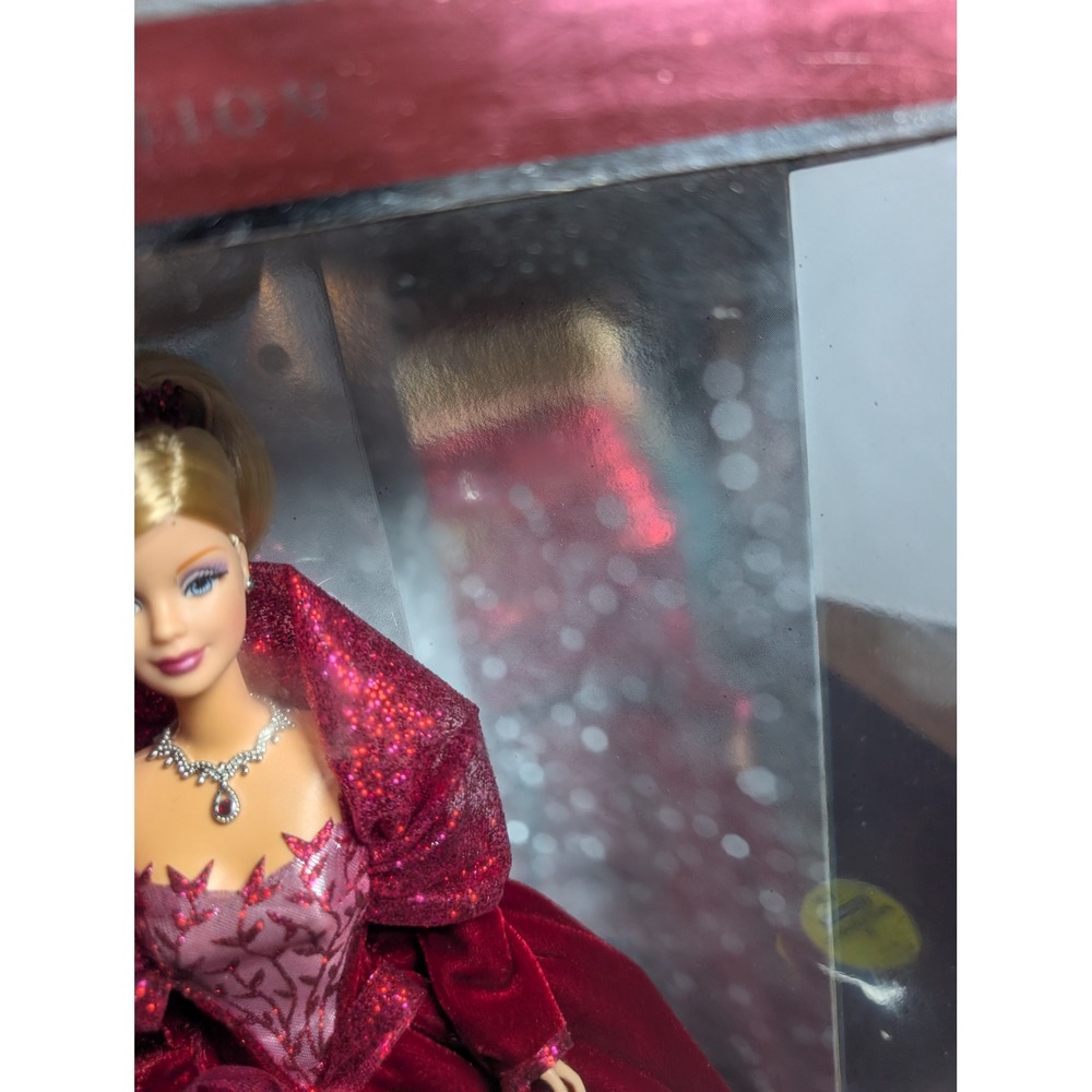 Mattel Barbie Holiday Celebration 2002 Special Edition Fashion Doll Red Dress - Picture 8 of 8